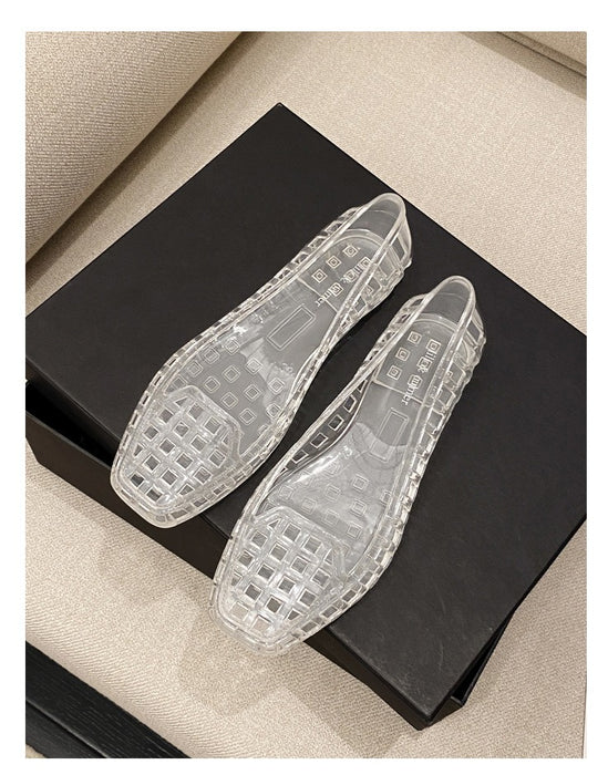 Summer Square Toe Jelly Shoes May Shoes Collection 2026 40.00