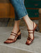 Summer Square toe Strappy Chic Chunky Heels Sandals Brown July Shoes Collection 2026 95.00