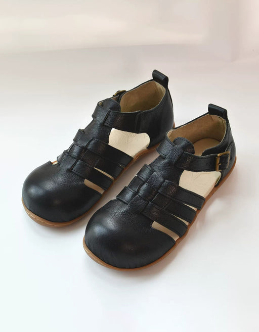Summer T-strap Close Toe Wide Toe Box Sandals Black Obiono Aug Shoes Collection 2026 85.09