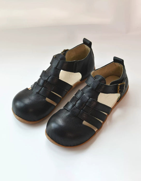 Summer T-strap Close Toe Wide Toe Box Sandals Black Obiono Aug Shoes Collection 2026 85.09