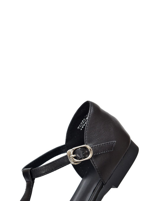 Sandales d'été en cuir souple à boucle réglable