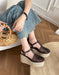 Summer T-strap Wedge Espadrille Sandals for women April Shoes Collection 2026 98.80