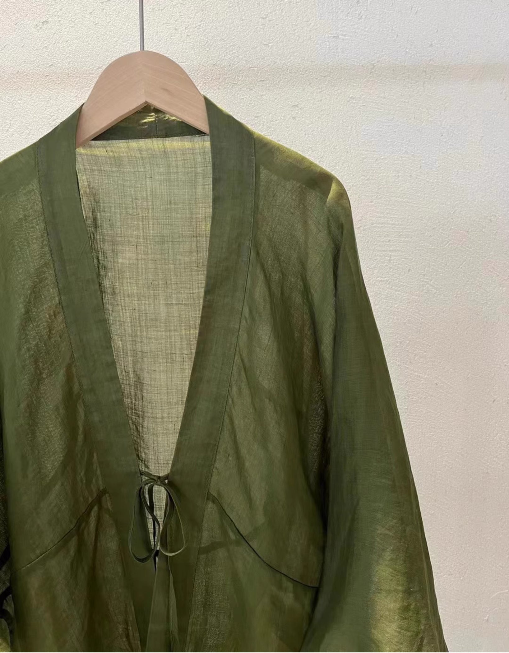 Mali Organic Ramie Cotton Batwing Cardigan Sand