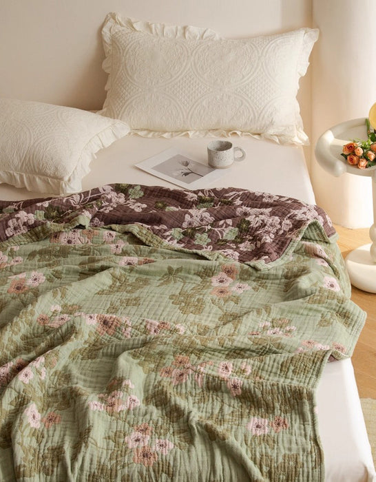 Ultra-soft Pure Cotton Sofa Towel Bed Blanket