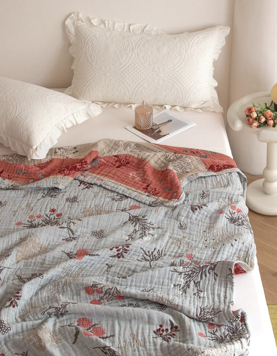 Ultra-soft Pure Cotton Sofa Towel Bed Blanket