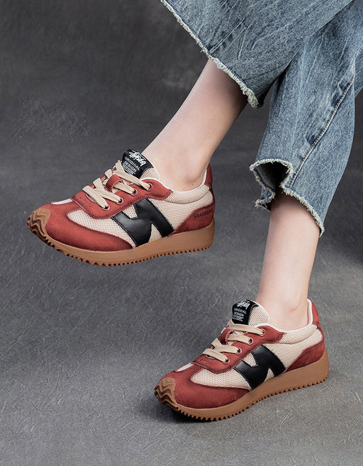 Vintage Breathable Mesh Comfortable Platform Sneakers March Shoes Collection 2026 96.60