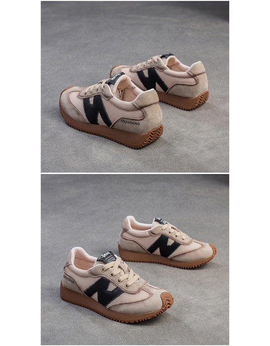 Vintage Breathable Mesh Comfortable Platform Sneakers March Shoes Collection 2026 96.60
