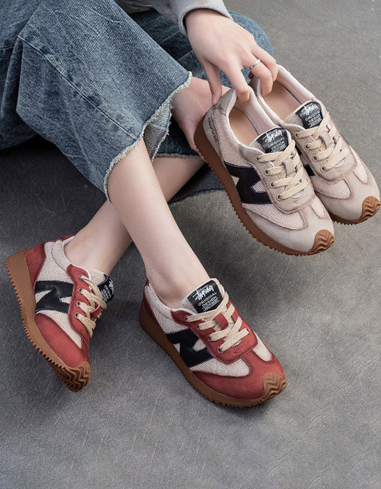 Vintage Breathable Mesh Comfortable Platform Sneakers March Shoes Collection 2026 96.60