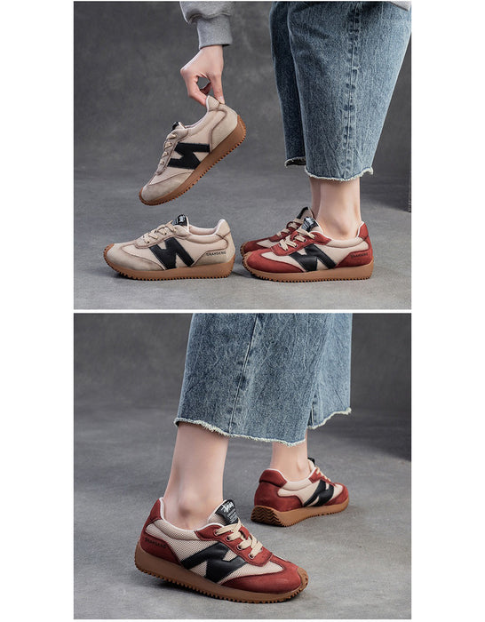 Vintage Breathable Mesh Comfortable Platform Sneakers March Shoes Collection 2026 96.60