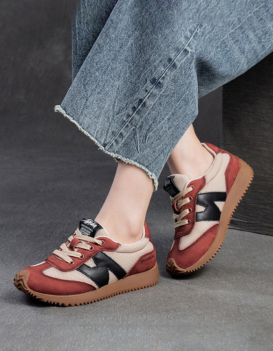 Vintage Breathable Mesh Comfortable Platform Sneakers March Shoes Collection 2026 96.60