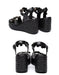 Vintage Floral Open Toe Wedge Sandals Slingback March Shoes Collection 2026 83.00