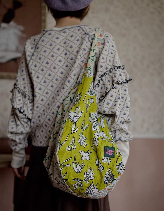Vintage Floral Spaghetti Strap Large Capacity Tote Bag March New In 2026 60.00
