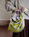 Vintage Floral Spaghetti Strap Large Capacity Tote Bag March New In 2026 60.00