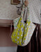Vintage Floral Spaghetti Strap Large Capacity Tote Bag March New In 2026 60.00