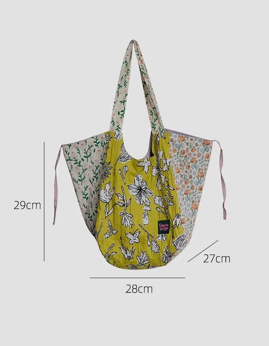 Vintage Floral Spaghetti Strap Large Capacity Tote Bag March New In 2026 60.00