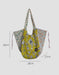 Vintage Floral Spaghetti Strap Large Capacity Tote Bag March New In 2026 60.00