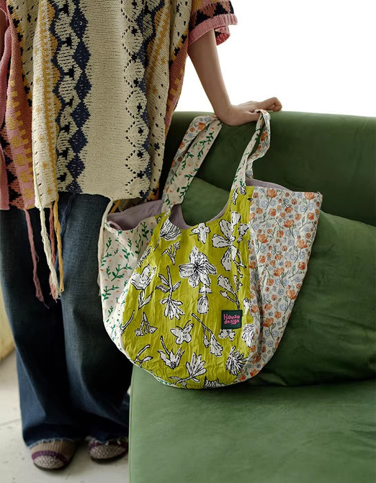 Vintage Floral Spaghetti Strap Large Capacity Tote Bag March New In 2026 60.00