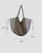 Vintage Floral Spaghetti Strap Large Capacity Tote Bag March New In 2026 60.00