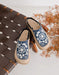 Vintage Flower Embroidery Summer Linen Clogs Shoes April Shoes Collection 2026 65.30