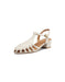 Vintage Roman Style Openwork Woven T-strap Sandals May Shoes Collection 2026 97.00