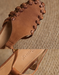Vintage Roman Style Openwork Woven T-strap Sandals May Shoes Collection 2026 97.00
