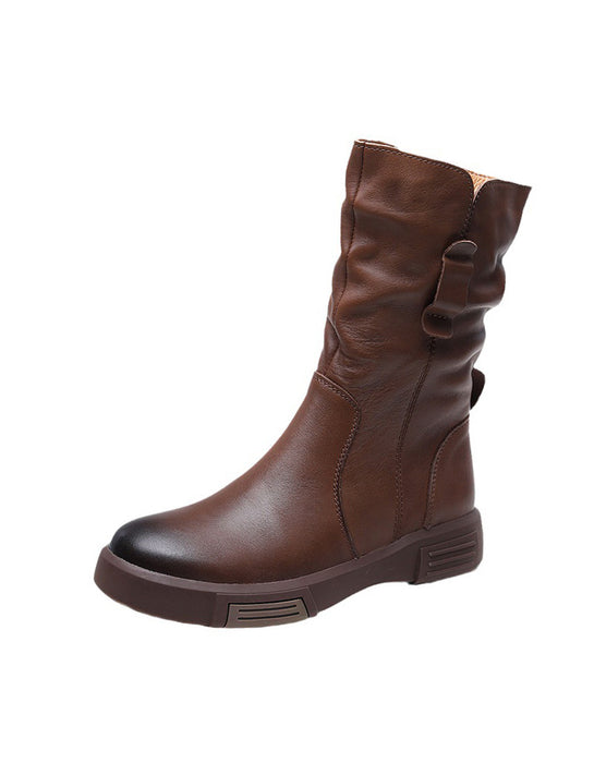 Winter Waterproof Comfortable Casual Leather Boots