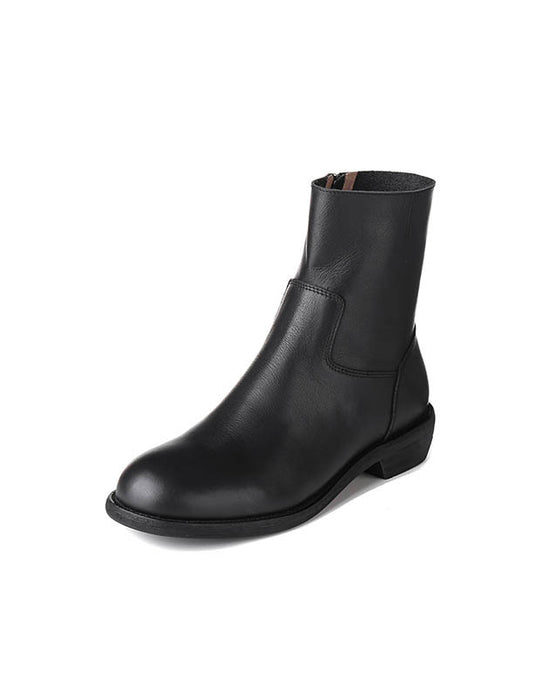Waterproof Non-slip Winter Plush Leather Boots