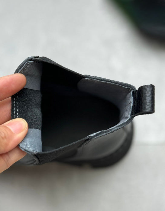 Waterproof Retro Leather Comfortable Winter Snow Boots