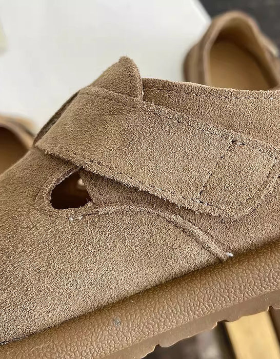 Spring Comfortable Suede Wide Toe Box Clogs March Shoe Collection 2026 88.00