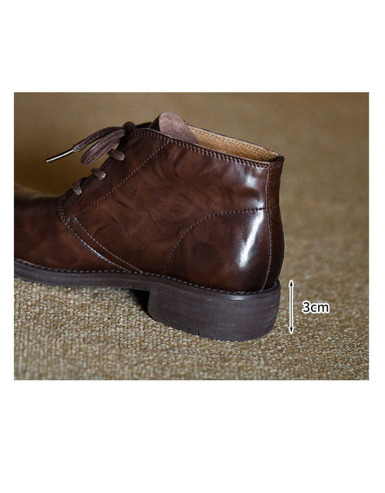 Bottes rétro en cuir faites à la main pour femmes 35-42 | Chaussures cadeaux