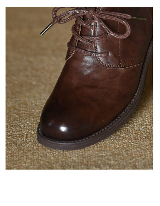 Bottes rétro en cuir faites à la main pour femmes 35-42 | Chaussures cadeaux