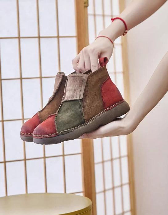 Ballerines rétro en cuir à boucle | Chaussures cadeaux