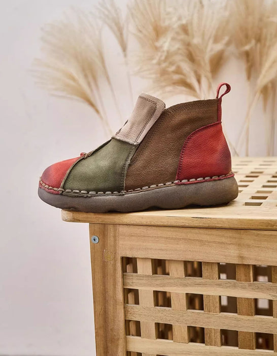 Ballerines rétro en cuir à boucle | Chaussures cadeaux