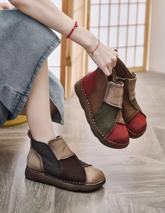 Ballerines rétro en cuir à boucle | Chaussures cadeaux