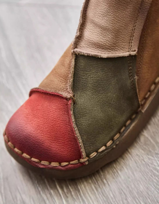 Ballerines rétro en cuir à boucle | Chaussures cadeaux