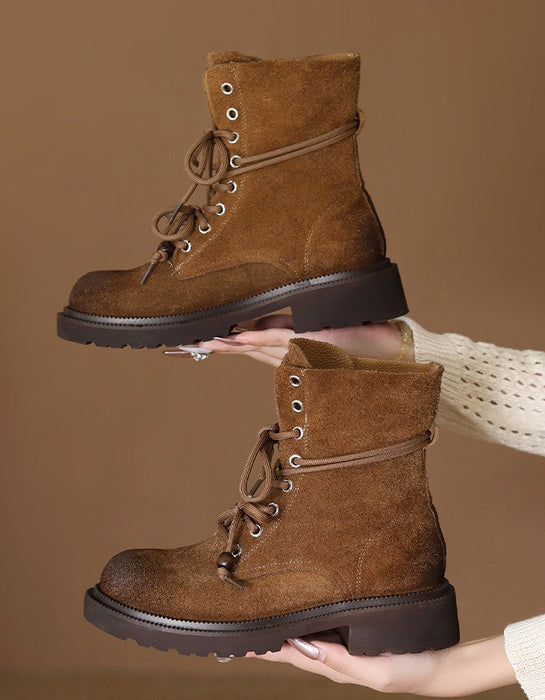 Winter Autumn Comfortable Suede Martin Boots