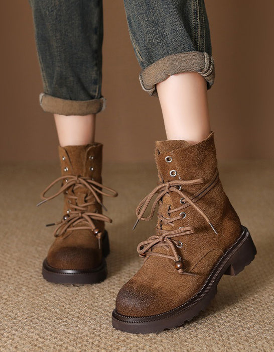 Winter Autumn Comfortable Suede Martin Boots