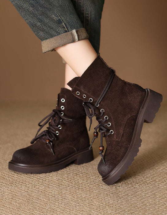 Winter Autumn Comfortable Suede Martin Boots