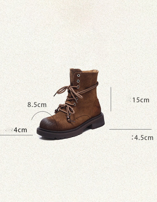 Winter Autumn Comfortable Suede Martin Boots