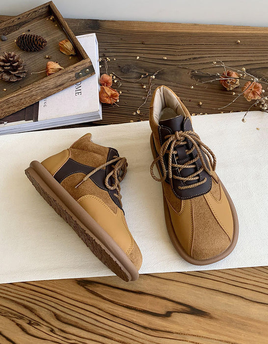 Winter Autumn Comfortable Wide Toe Box Boots Brown Jan Shoe Collection 2026 80.80