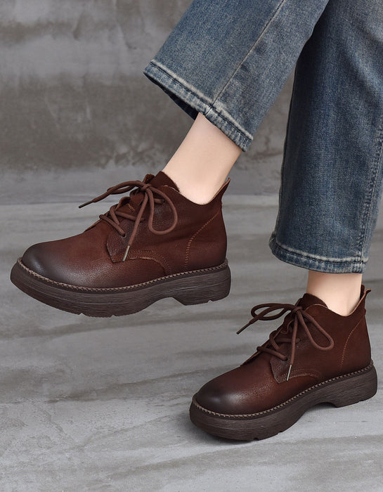 Winter Autumn Comfortable Wide Toe Box Martin Boots