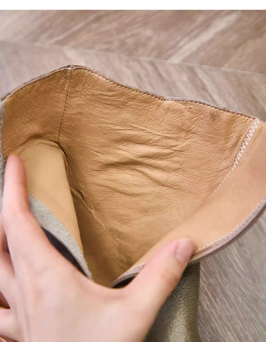 Winter Autumn Ethnic Style Waterproof Round Toe Platform Details Boots Jan Shoe Collection 2026 129.00