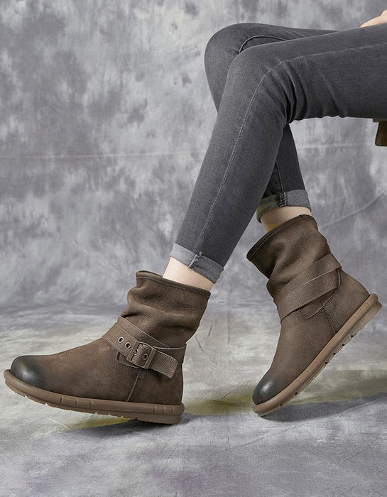 Winter Autumn Handmade Comfortable Ankle Boots