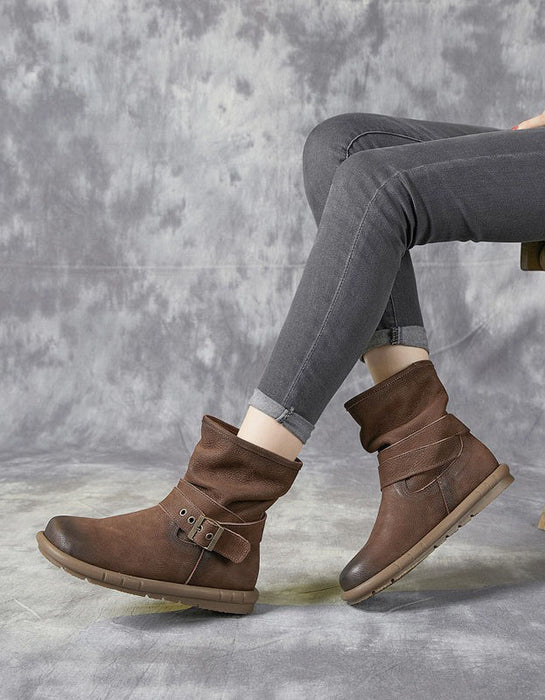 Winter Autumn Handmade Comfortable Ankle Boots