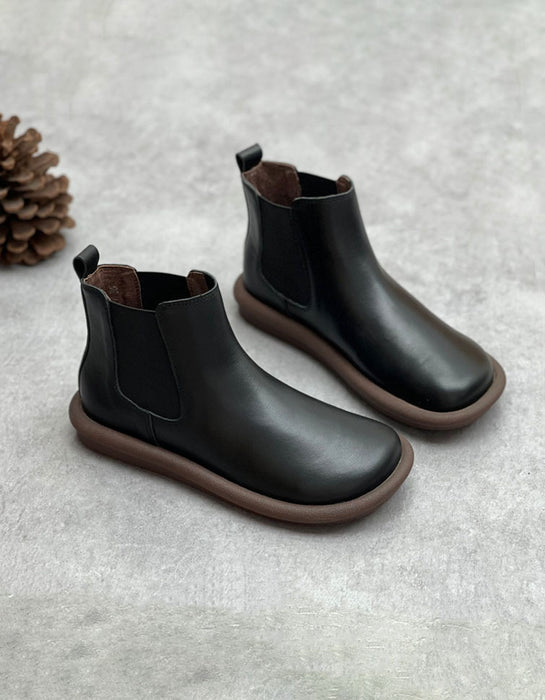 Winter Autumn Handmade Soft Leather Comfortable Boots