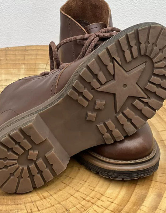 Handmade Winter Autumn Lace-up Retro Martin Boots for women , Obiono Sep Shoes Collection 2026, 89.80