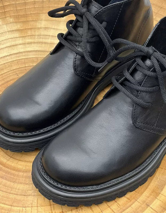 Handmade Winter Autumn Lace-up Retro Martin Boots for women , Obiono Sep Shoes Collection 2026, 89.80