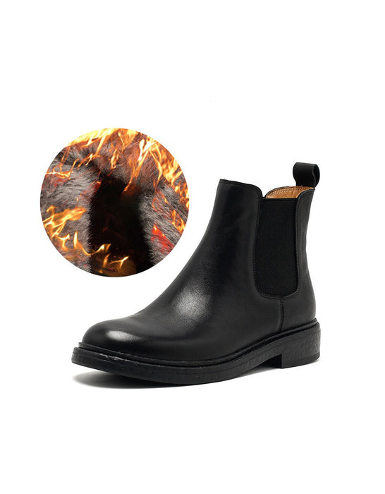 Winter Autumn Side Elastic Chelsea Boots