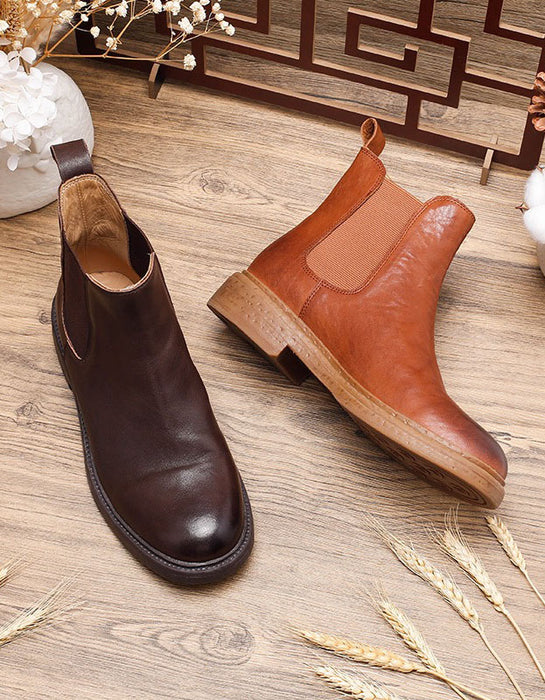 Winter Autumn Side Elastic Chelsea Boots