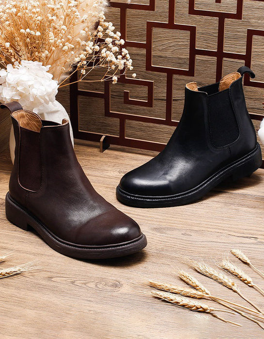 Winter Autumn Side Elastic Chelsea Boots
